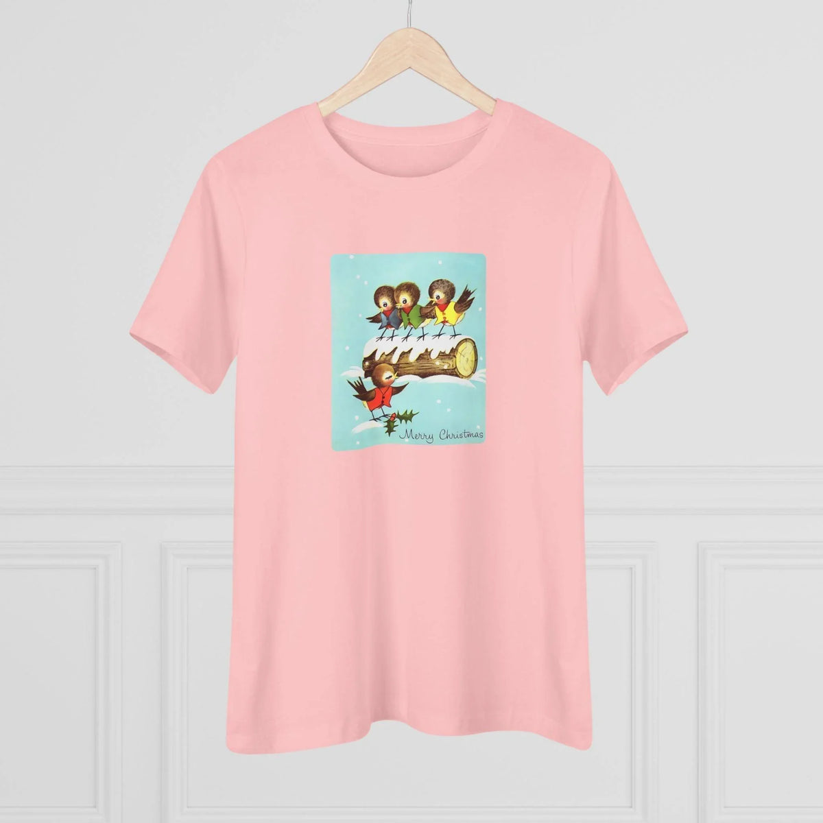 Merry Christmas Song Birds - Women's Tee - Whippie's