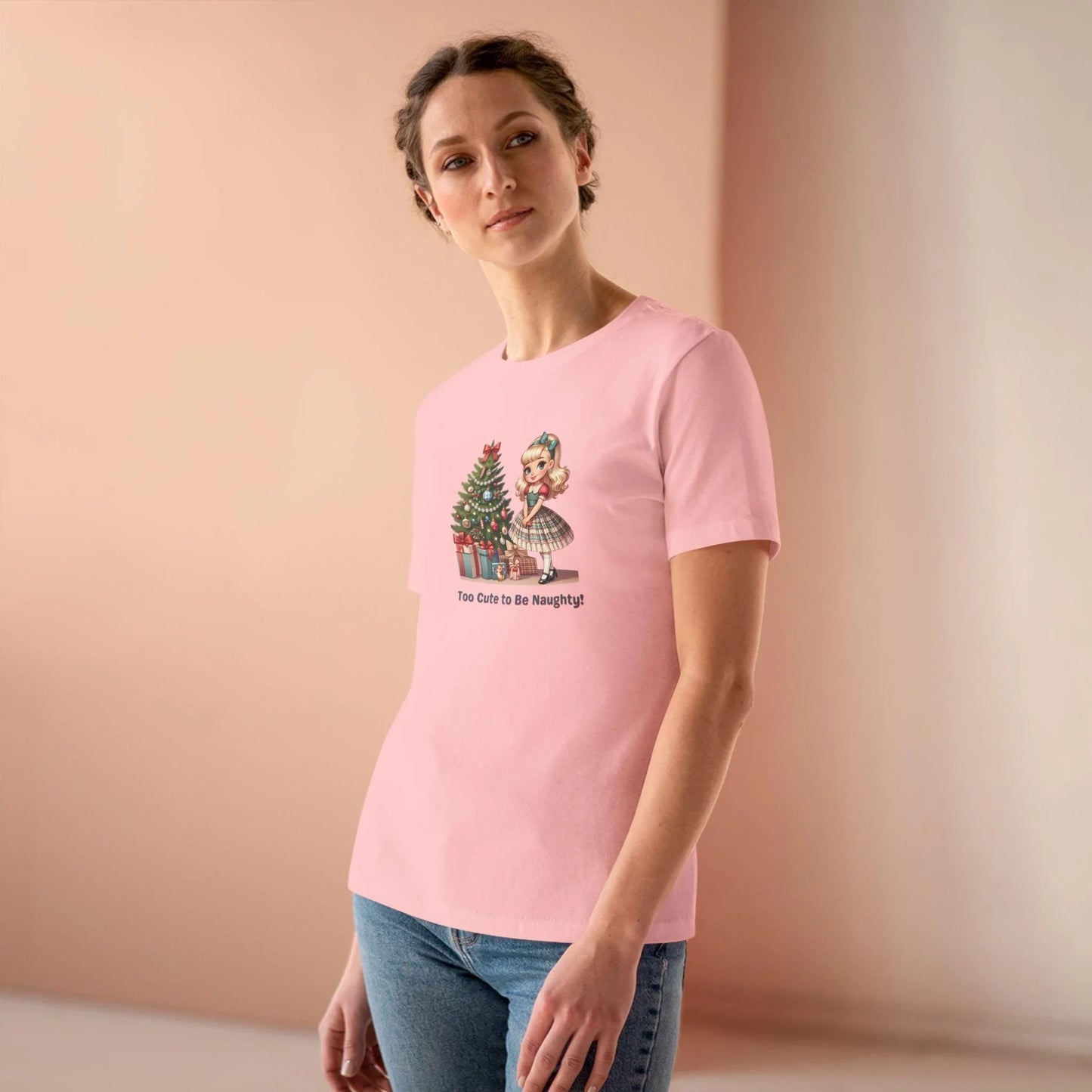 Too Cute to be Naughty - Women's Softstyle Tee - Whippie's