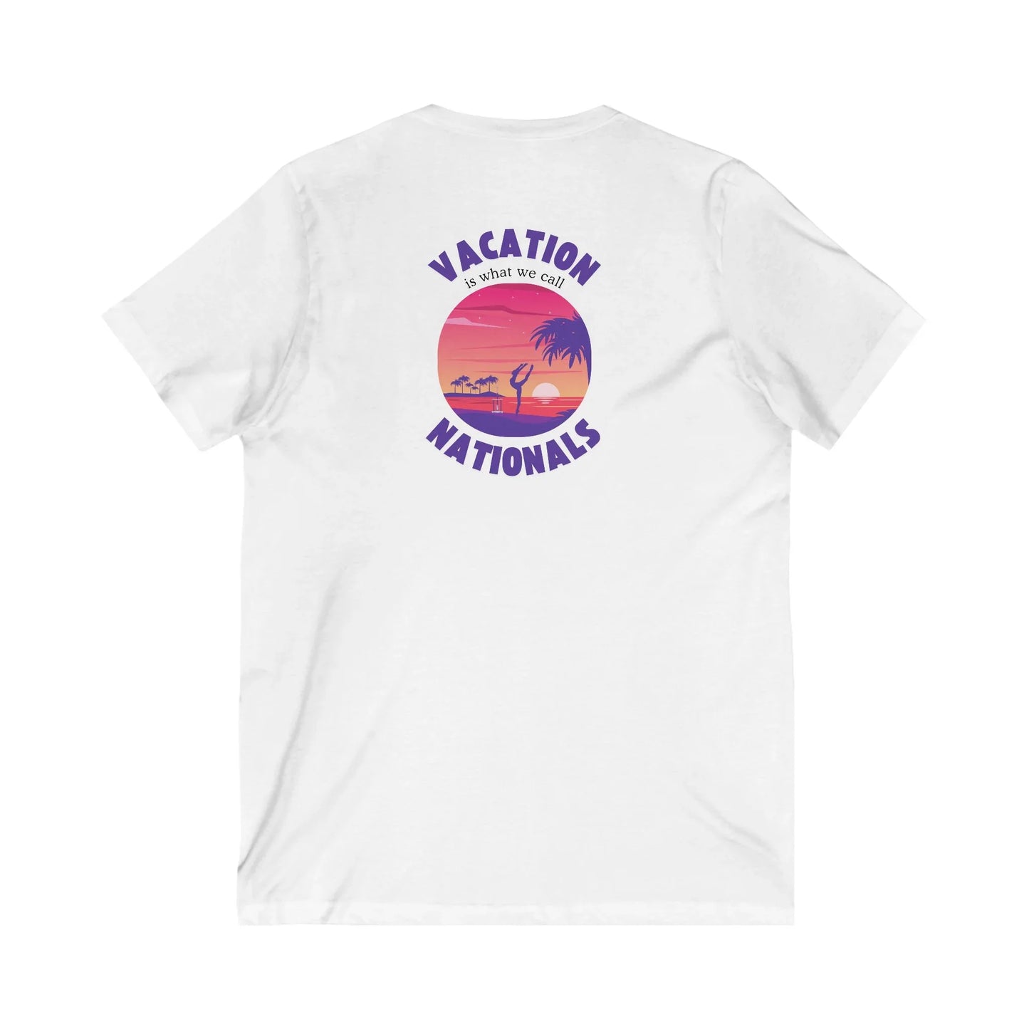 Our Vacation? It's Called Nationals! Unisex Tee - Personalizable - Whippie's