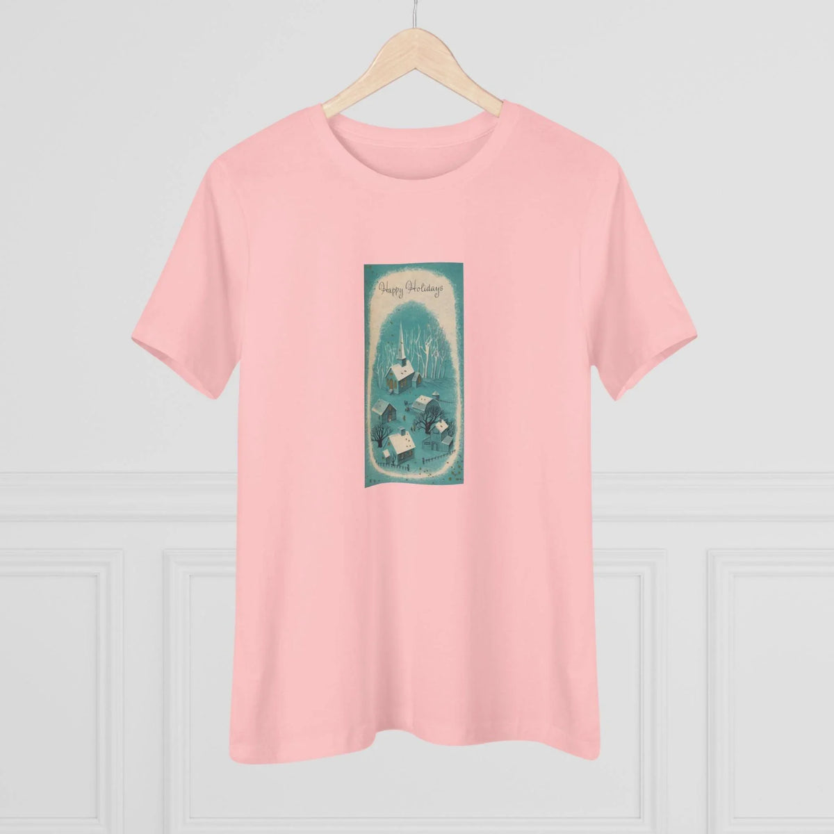 Happy Holidays - Vintage Village - Women's Tee - Whippie's