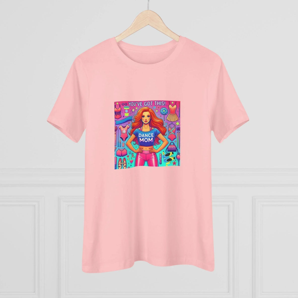Dance Mom: You've Got This - Red Hair Mom - Women's Softstyle Tee - Whippie's