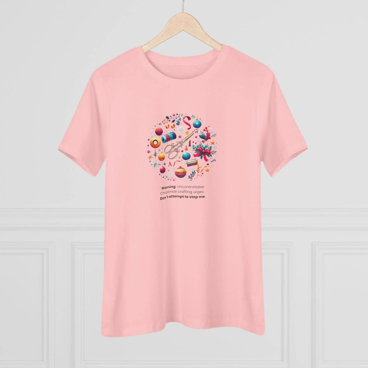 Snow Globe - Uncontrollable Urge to Craft - Women's Softstyle Tee - Whippie's