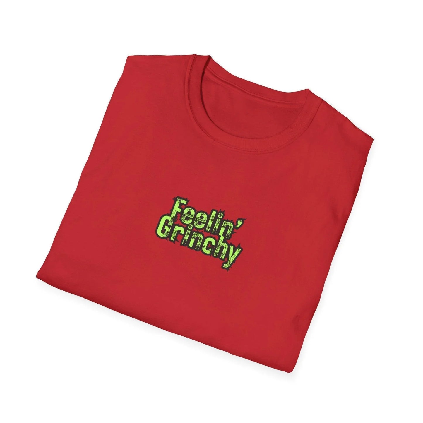 Feelin' Grinchy 🎄🎅 - Unisex Softstyle T-Shirt 👕 - Whippie's