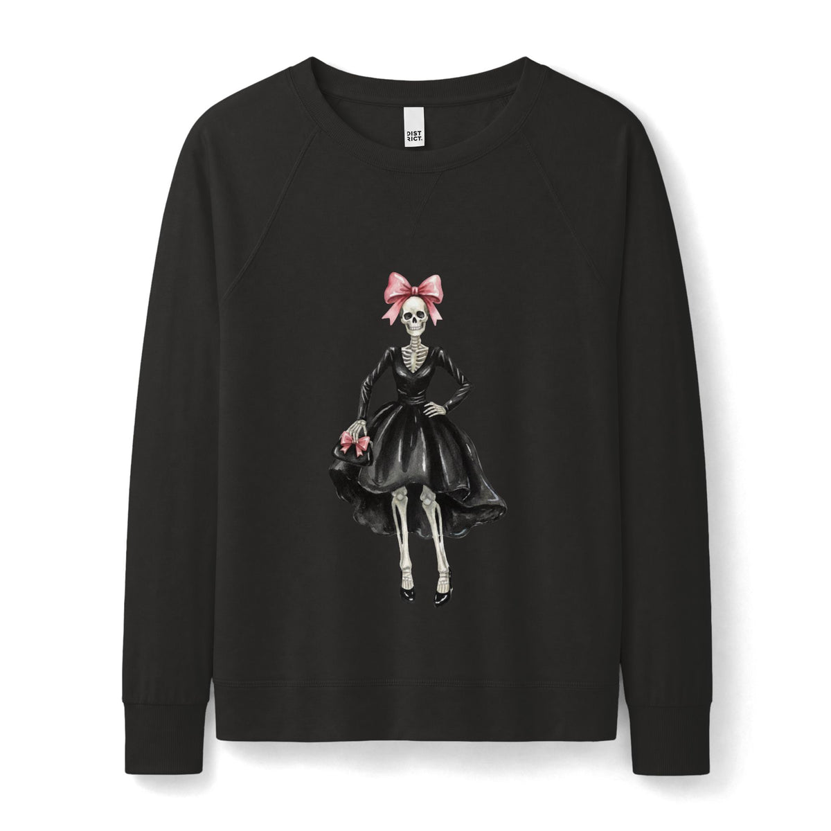 Skeleton Sweatshirt | Skeleton Fashionista Women’s Lightweight French Terry Top
