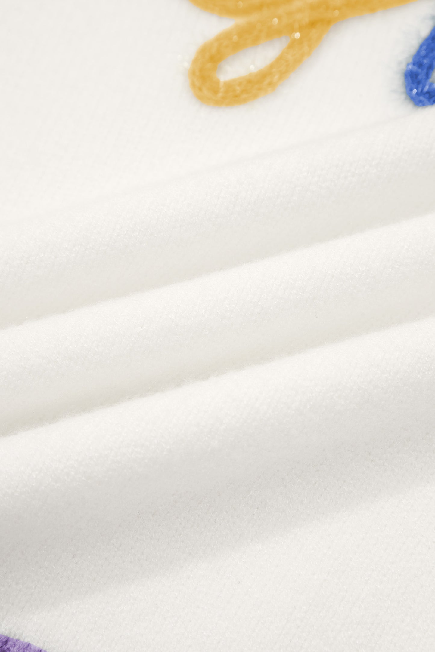 Mardi Gras Sweater | Tinsel Letter Short Sleeve Sweater