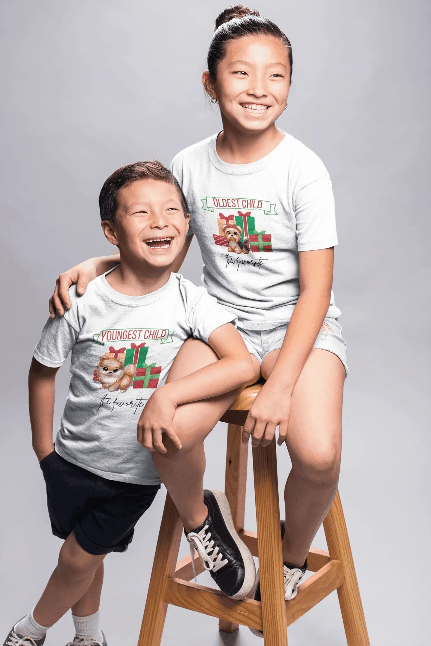 The Oldest Child, The Favorite 🎁🐶 Yorkie - Kids' Tee! 🎁👑 - Whippie's