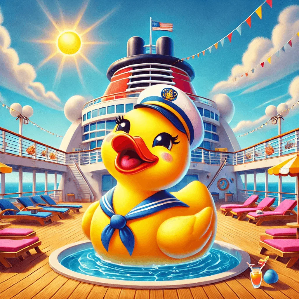 Duck on the Loose! Hilarious Cruise Ship Hide-and-Seek ๐ณ๏ธ Unisex T-Shirt ๐ค - Whippie's