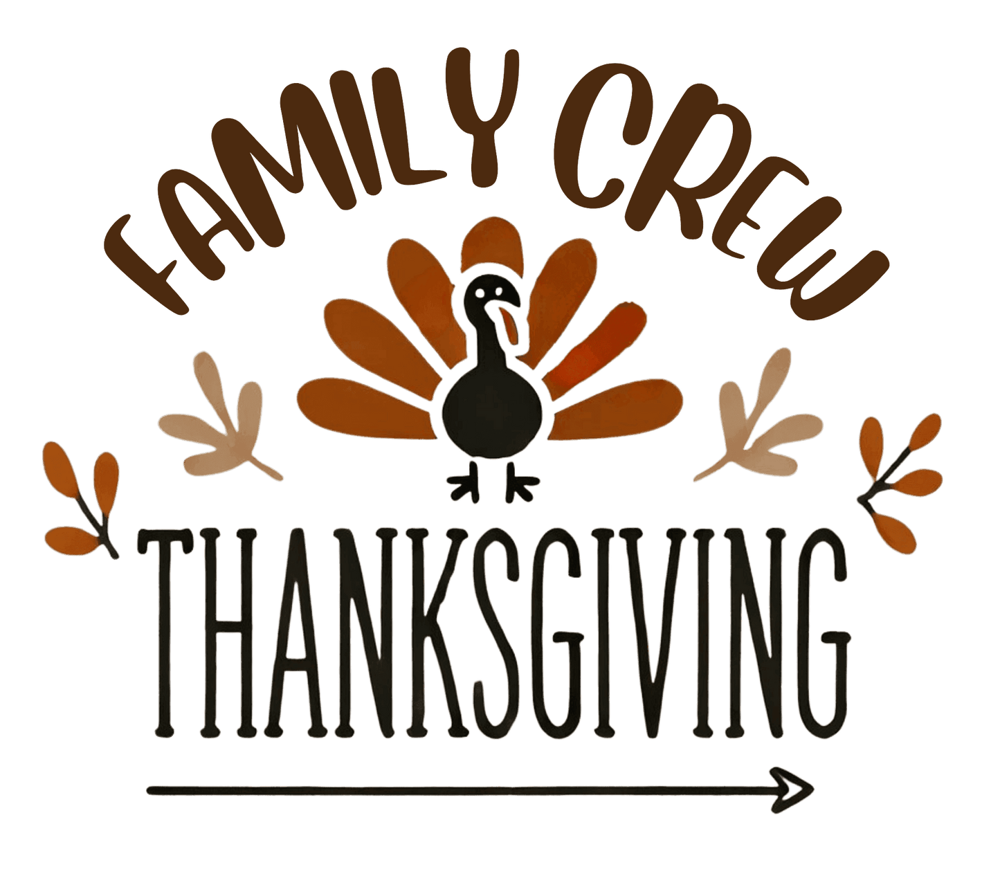 Thanksgiving Family Crew - Infant Fine Jersey Bodysuit - Whippie's