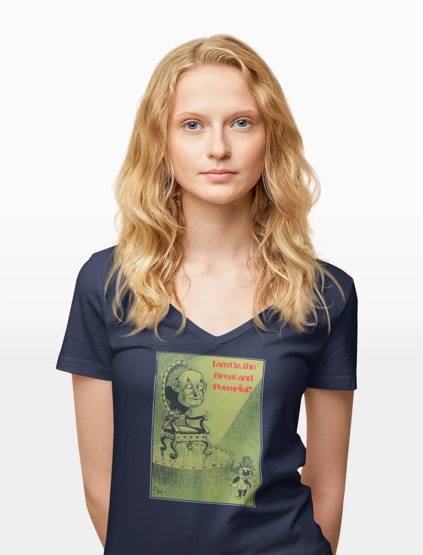 Wizard of Oz 'I am Oz, the Great and Powerful' - V-neck Tee - Whippie's