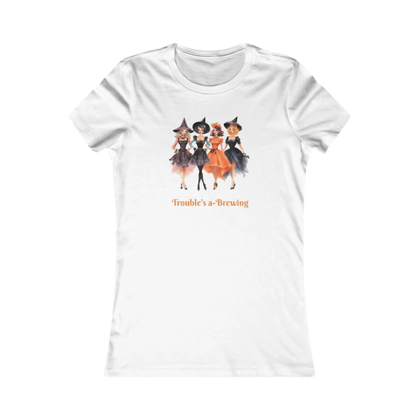 Trouble's a-Brewing: Sisterhood of Spells Tee - Halloween Squad!