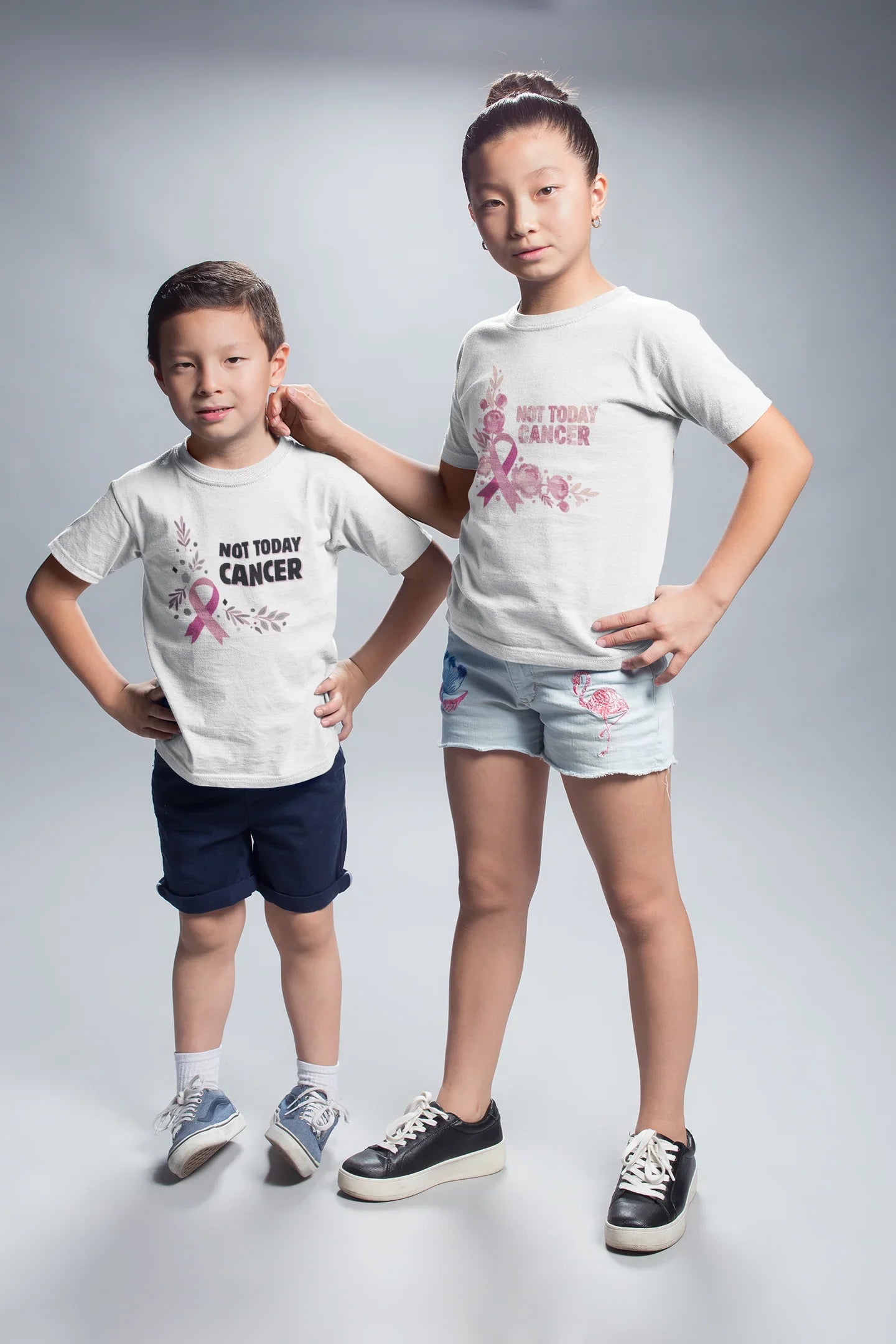 Lisa Whippie Fundraiser Breast Cancer Tee - Not Today Cancer Peony Youth