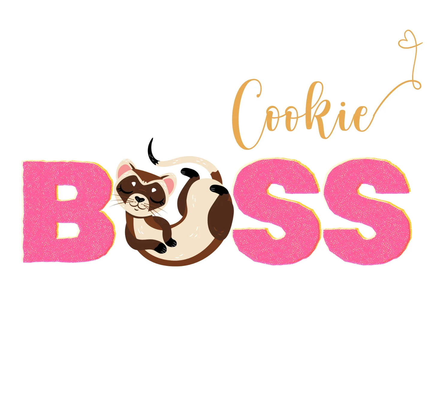 Cookie Boss Ferret Youth | Girl Scout Cookie Tee