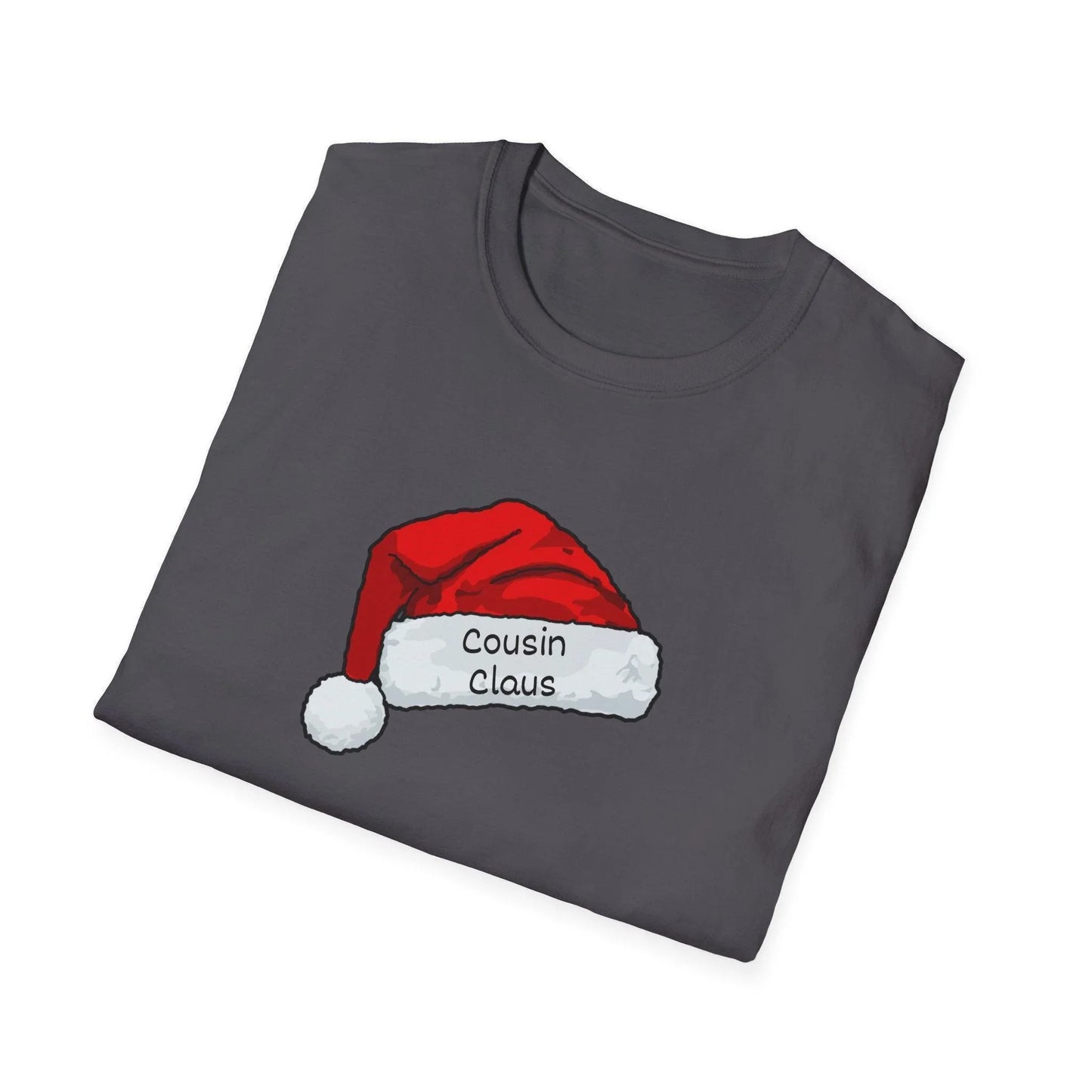 Cousin Claus: The Coolest Santa in Town ๐
- Unisex Softstyle T-shirt - Whippie's