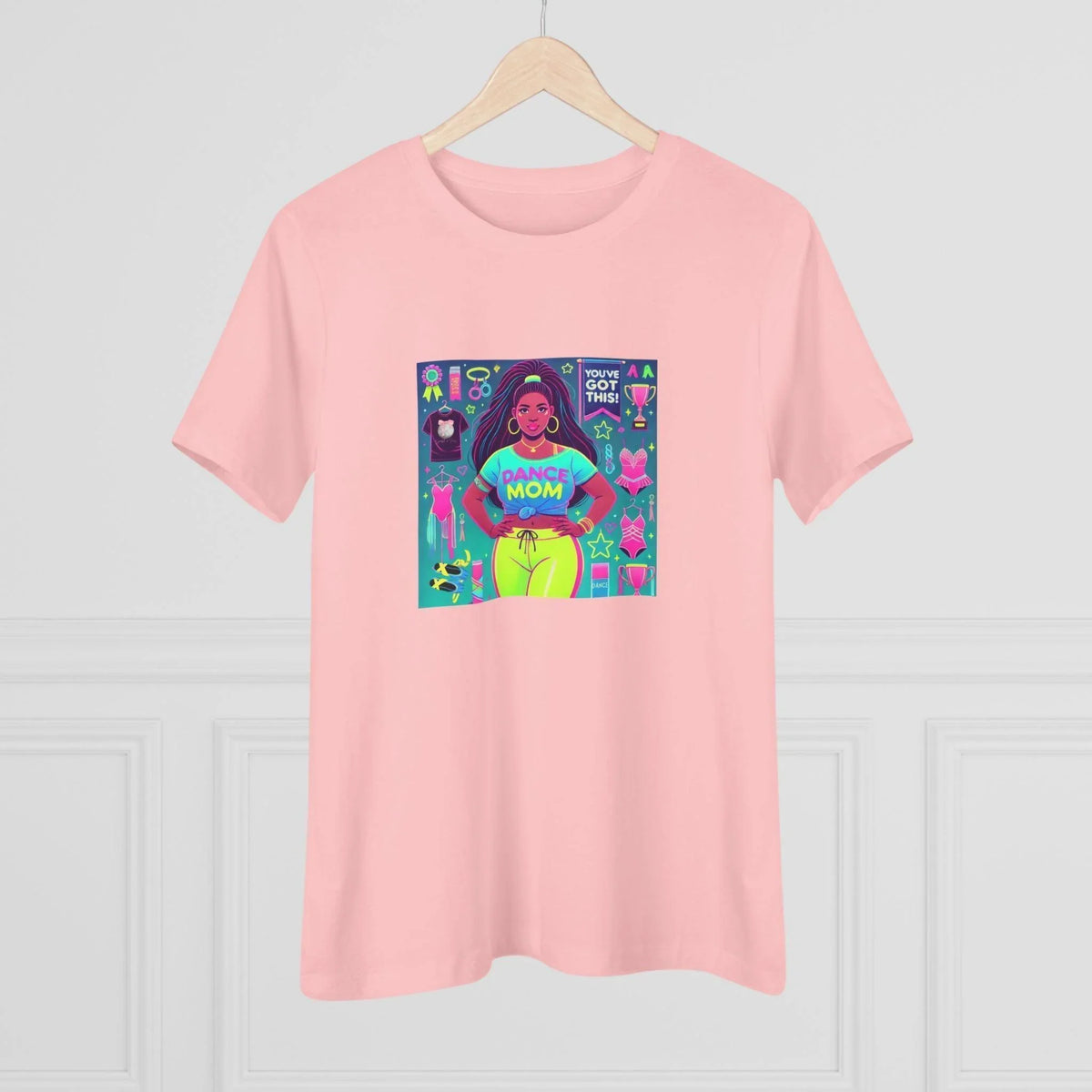 Dance Mom: You've Got This - Darker Skin Tone Mom - Curvy - Women's Softstyle Tee - Whippie's