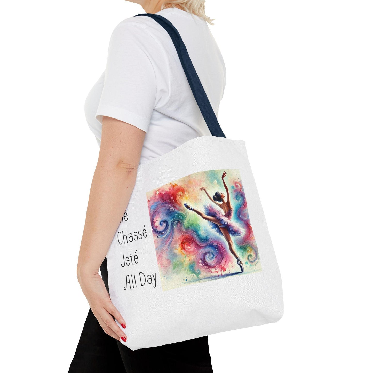 Plié, Chassé, Jeté, All Day Tote Bag - Dance with Joy 💃 - Whippie's