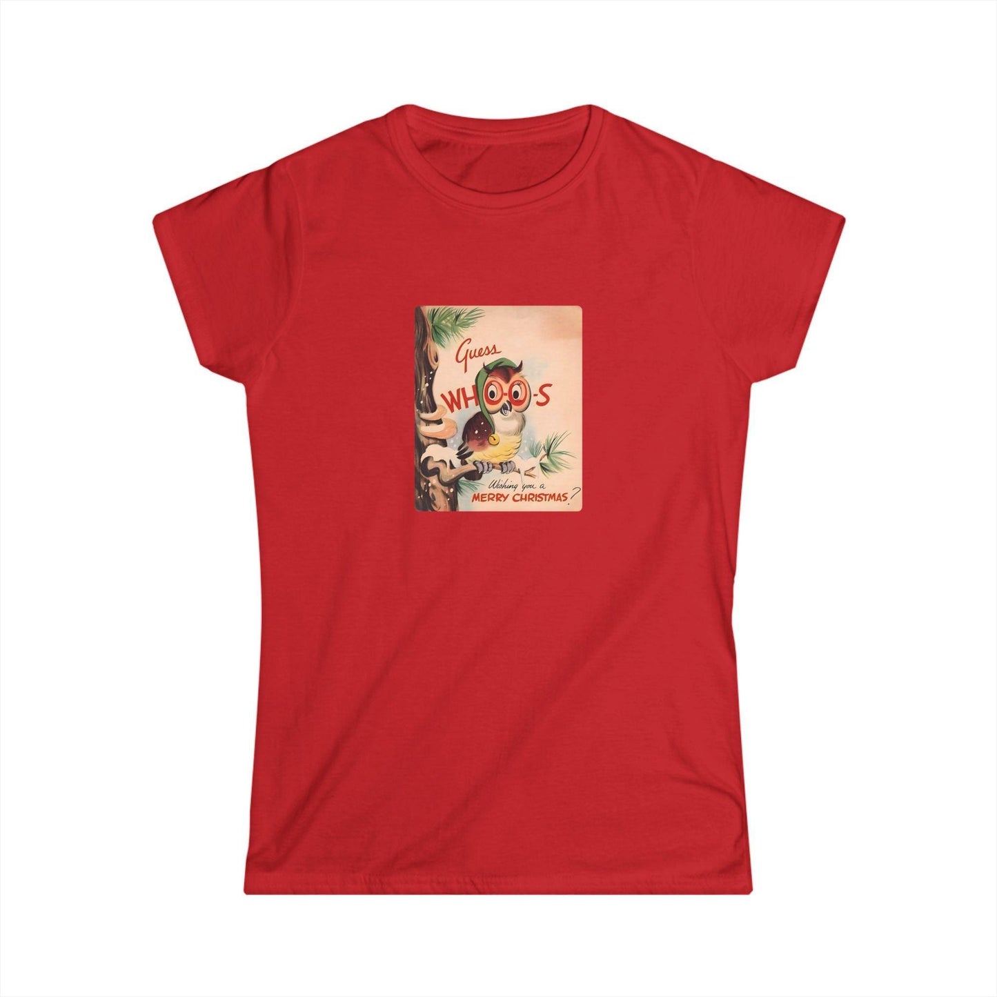 Guess Whoos Wishing you a Merry Christmas - Women's Tee - Whippie's