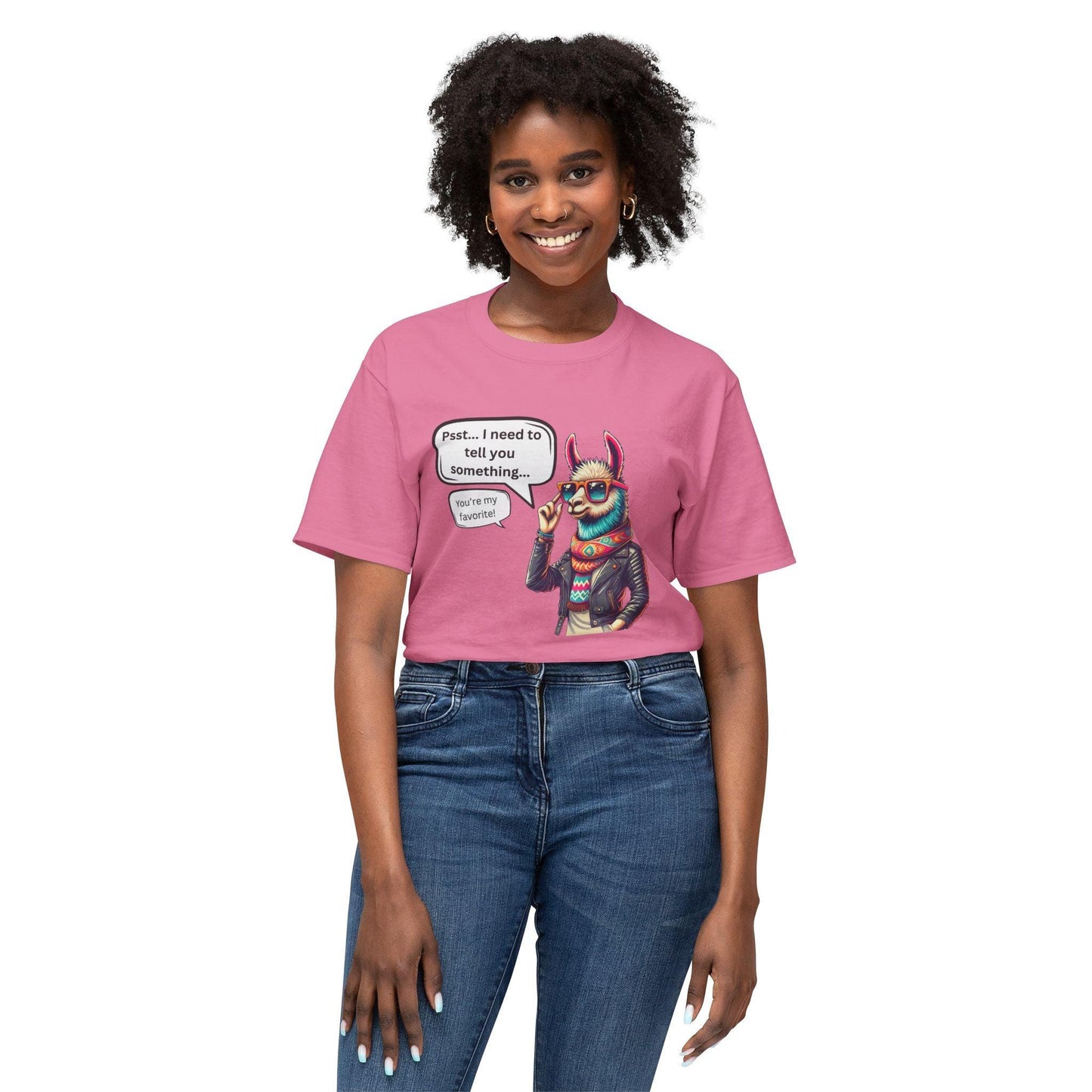 Psst... You're My Favorite! Unisex HD Cotton T-Shirt - Who's Really Their Favorite? 😉 - Whippie's