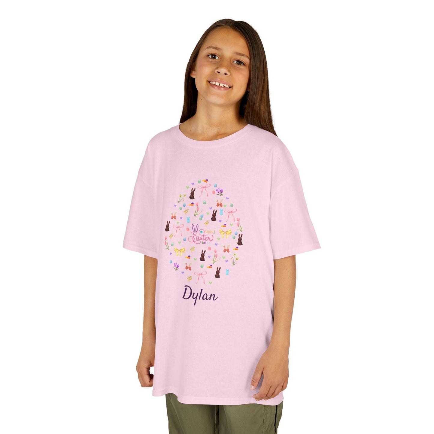Easter Egg-stravaganza Kids Heavy Cotton Tee - Hop into Easter Fun! - Personalizable - Whippie's