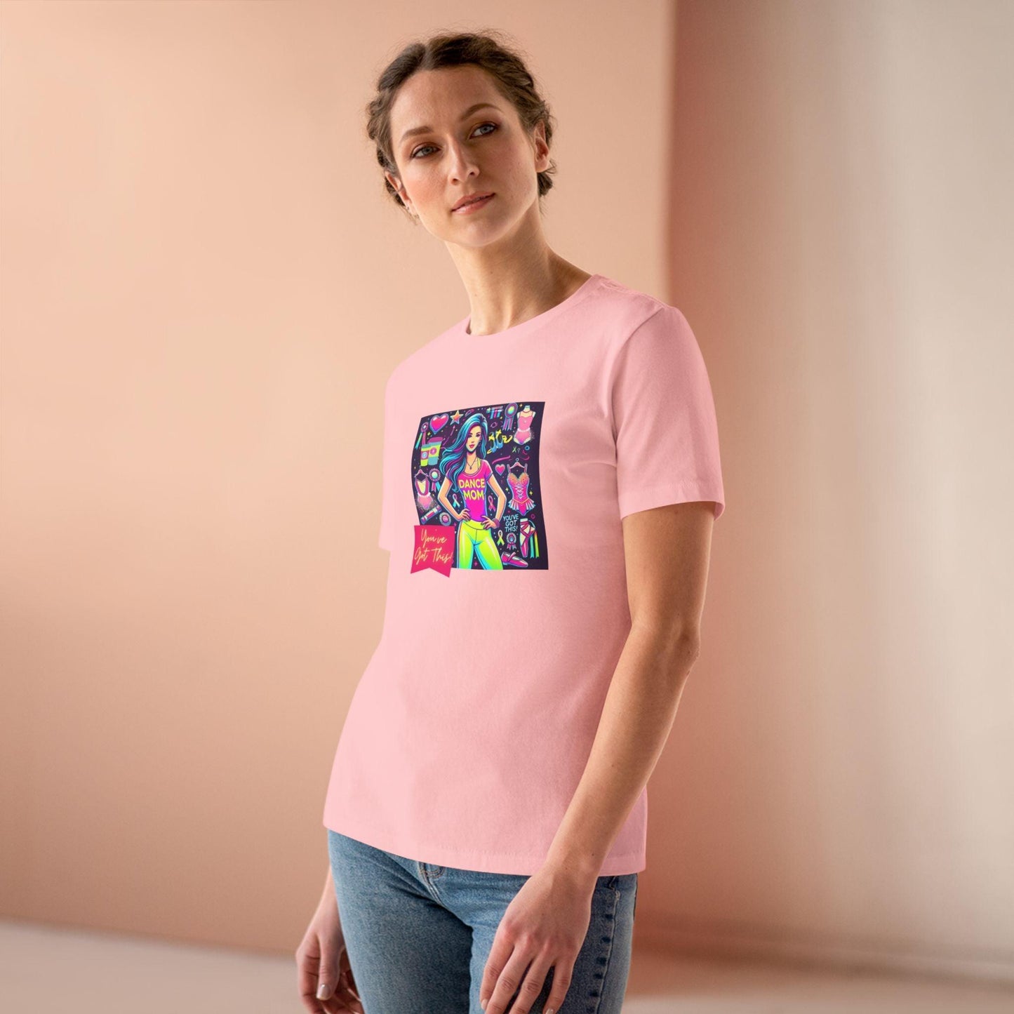 Dance Mom Magic (Blue Hair Mom) - A Colorful Celebration 🌈 - Women's Softstyle Tee - Whippie's