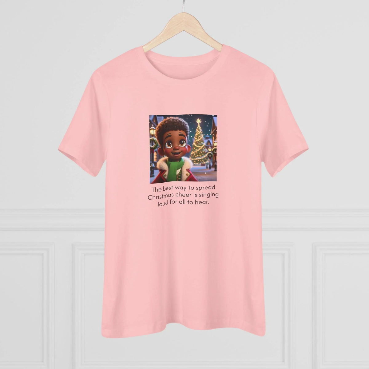 Caroler - Christmas Cheer - Younger BH Boy - Women's Tee - Whippie's