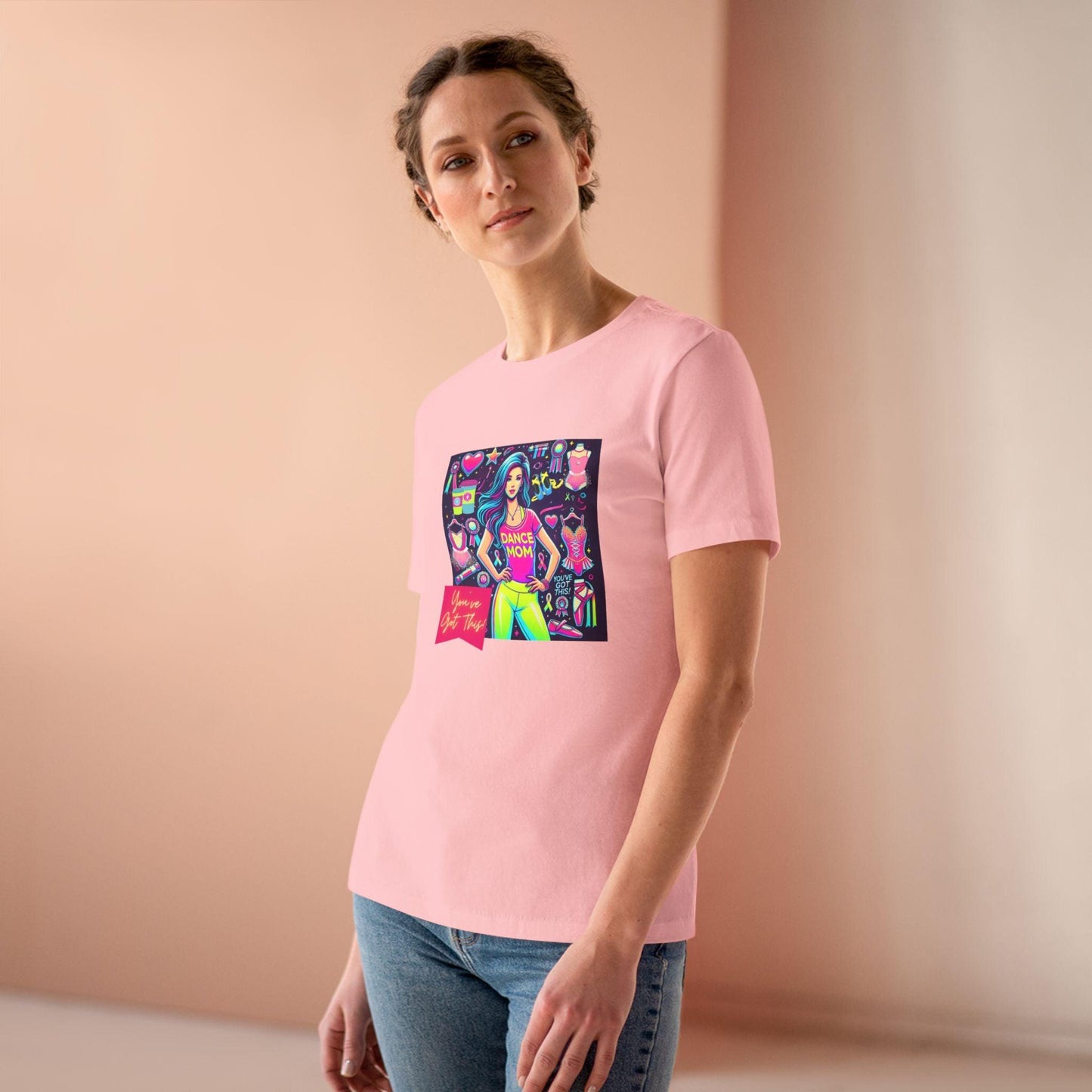 Dance Mom: You've Got This - Stylish Brunette Mom - Women's Softstyle Tee Celebrate Your Inner Dance Mom! - Whippie's