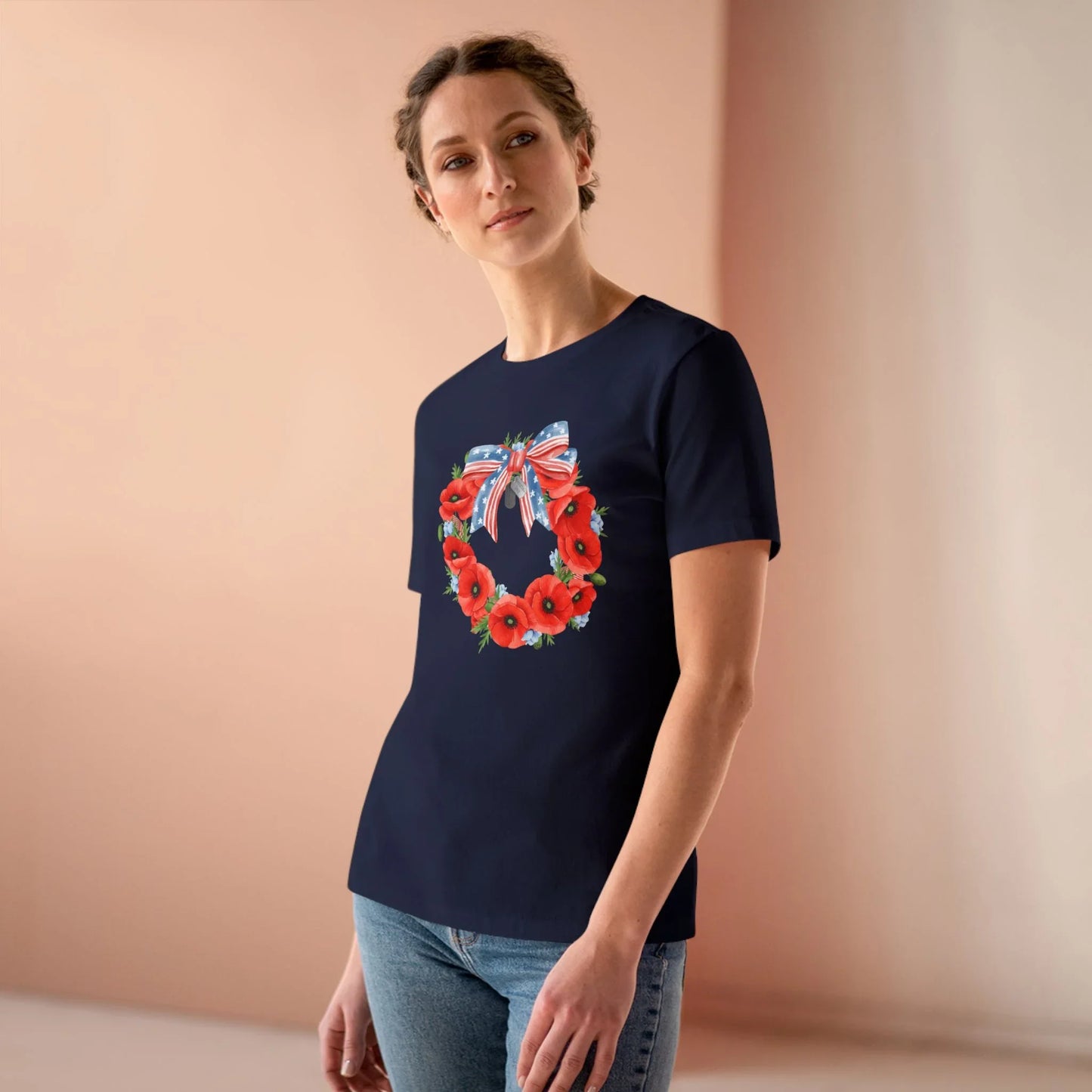 Memorial Day 'Never Forget' Wreath - Women's Tee - Whippie's