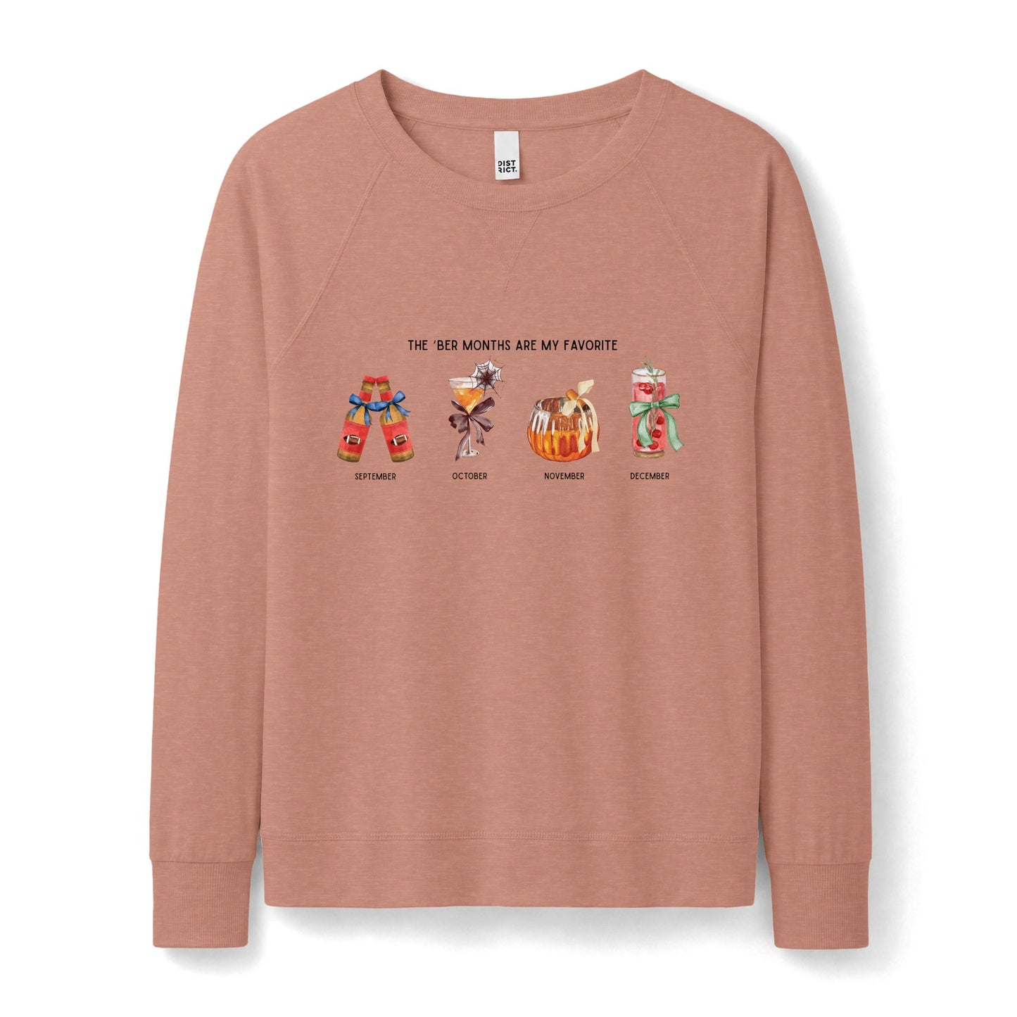Ber Months Sweater for Women Who Love Fall & Cocktails
