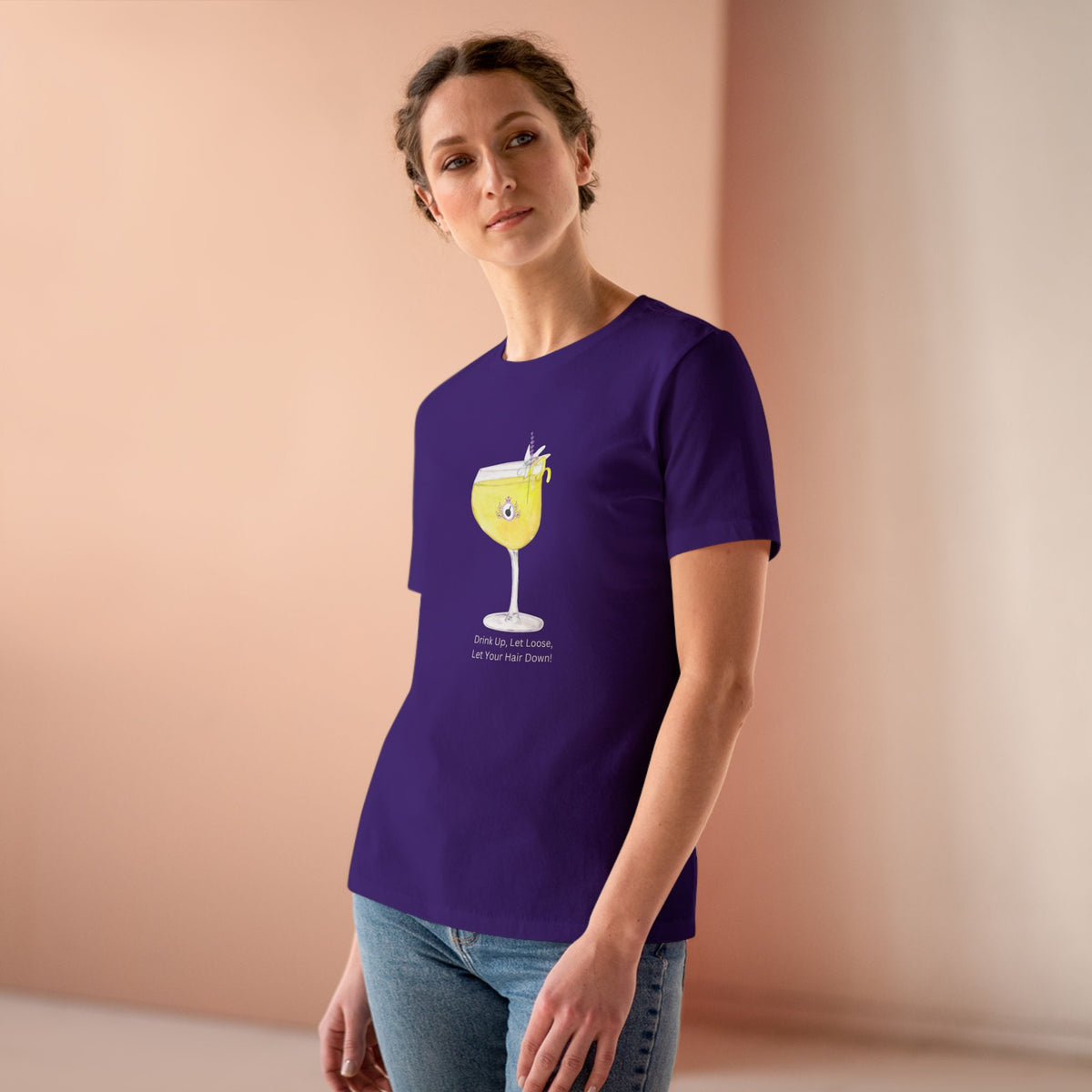 Long Hair Princess Shirt - Drink Up, Let Loose, Let Your Hair Down