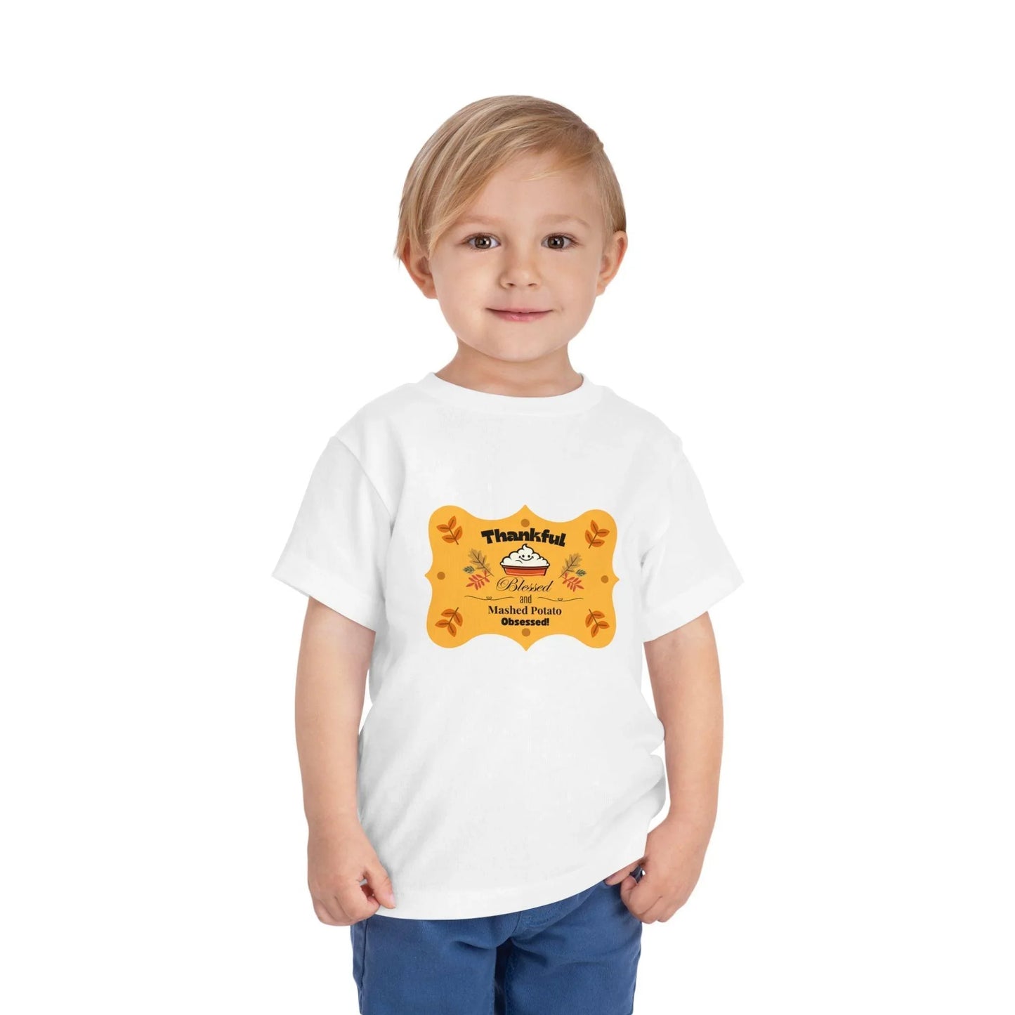 Thankful, Blessed, and Mashed Potato Obsessed - Toddler Tee - Whippie's