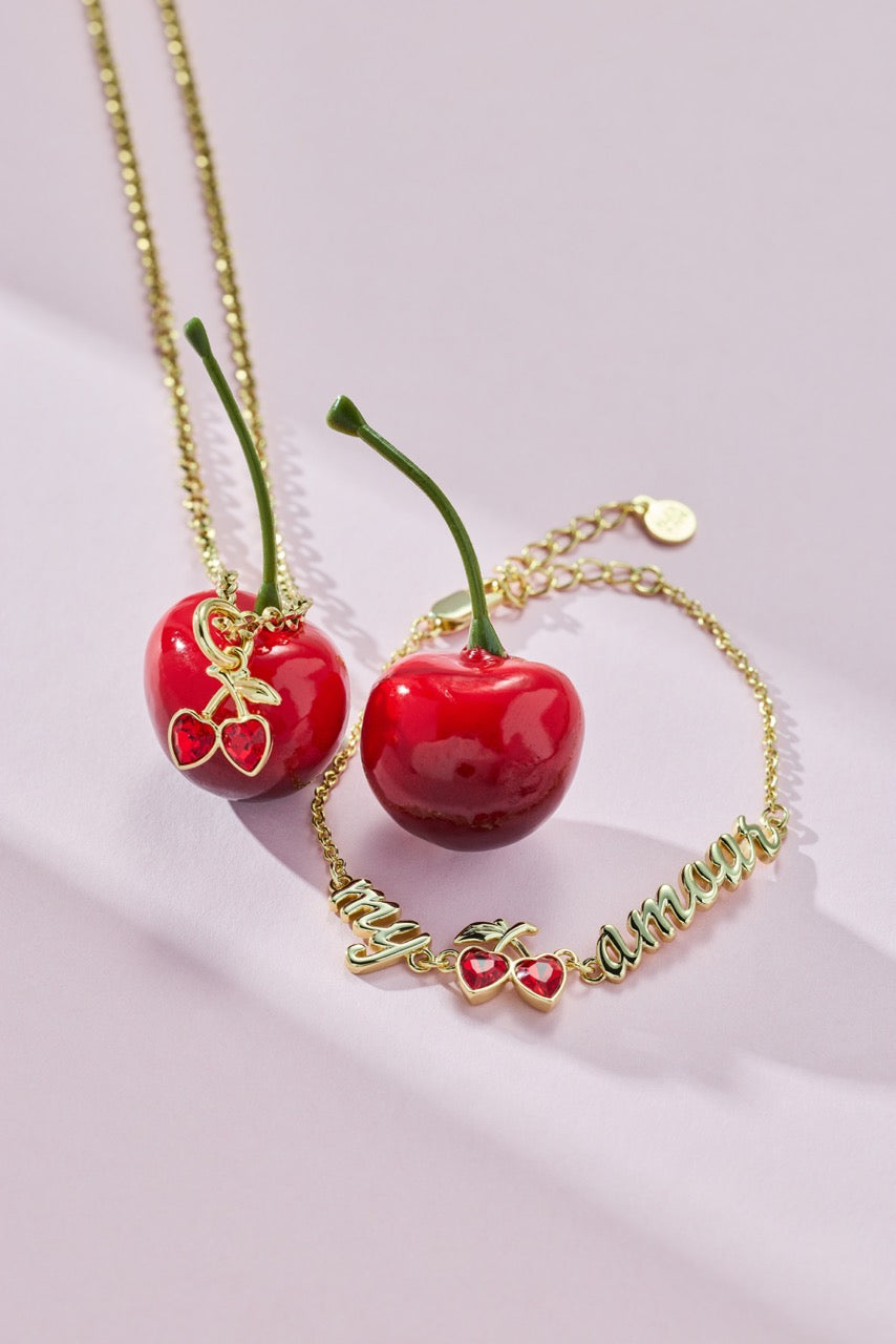 My Cherry Amour In-Line Chain Bracelet