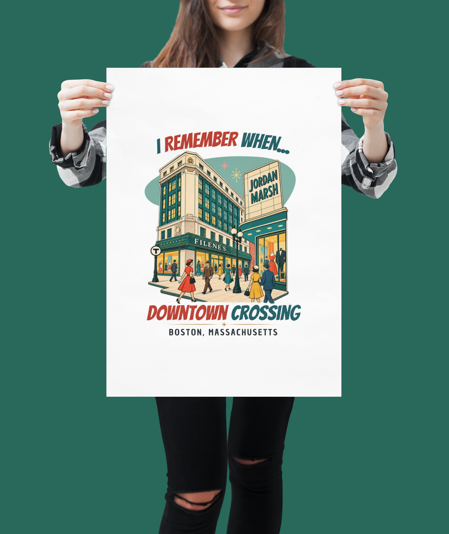 Boston Memories Poster Set | I Remember When 18×24