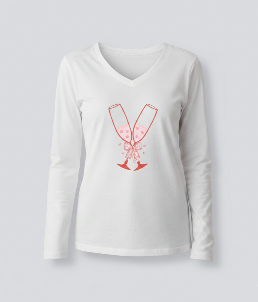 Champagne Love | Valentine Tee