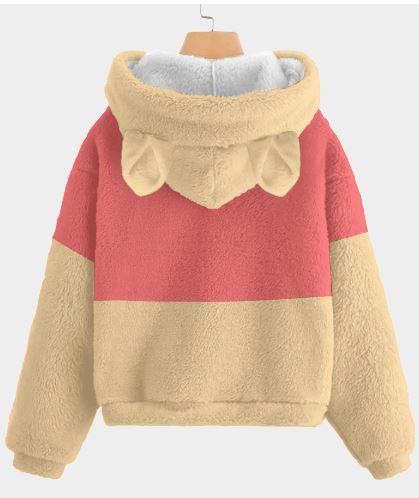 Winnie the Pooh Ultra-Soft Borg Fleece Hoodie with Ears - Whippie's