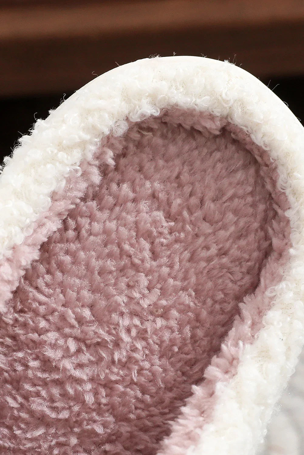 Pink Christmas Slippers styled view
