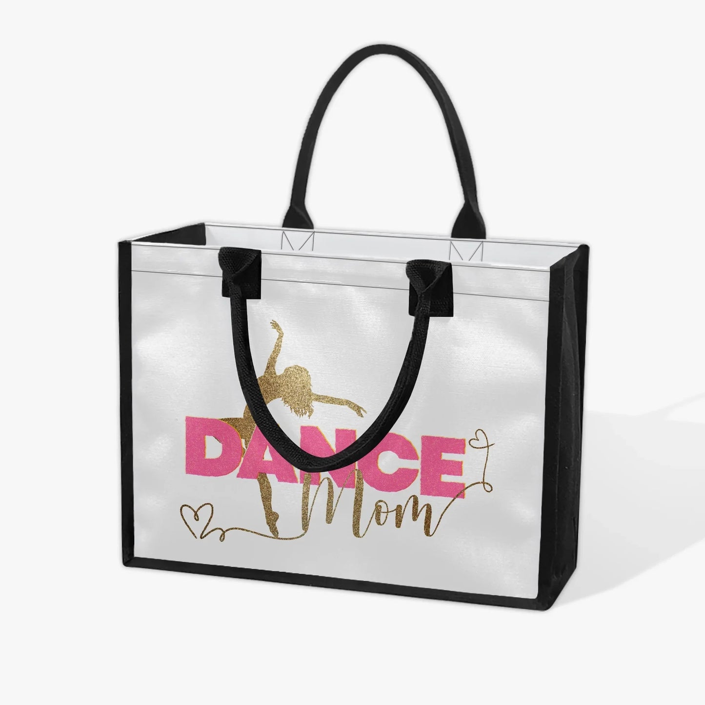 757. Dance Mom Life Sparkle Shopping Tote Bag - Whippie's