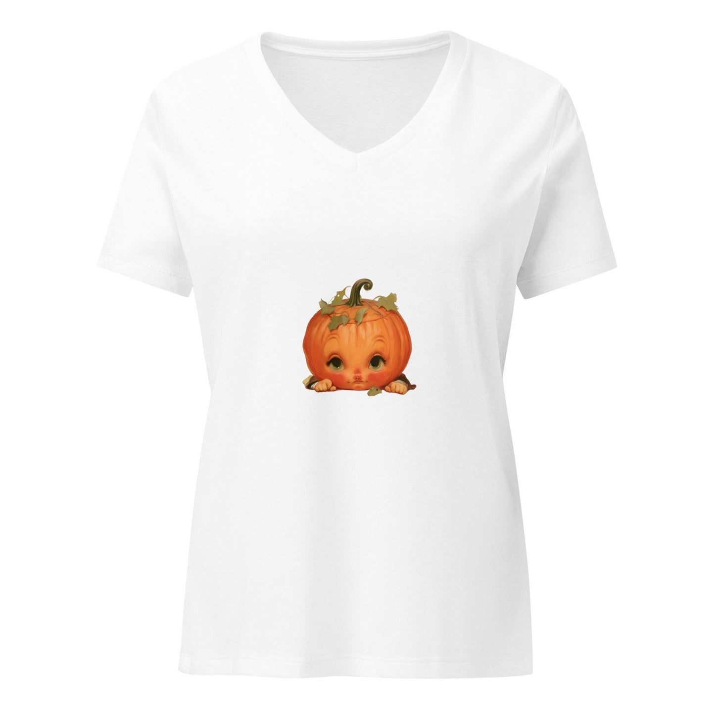 Vintage Boo-tique - Pumpkin Pal V-neck T-shirt - Whippie's