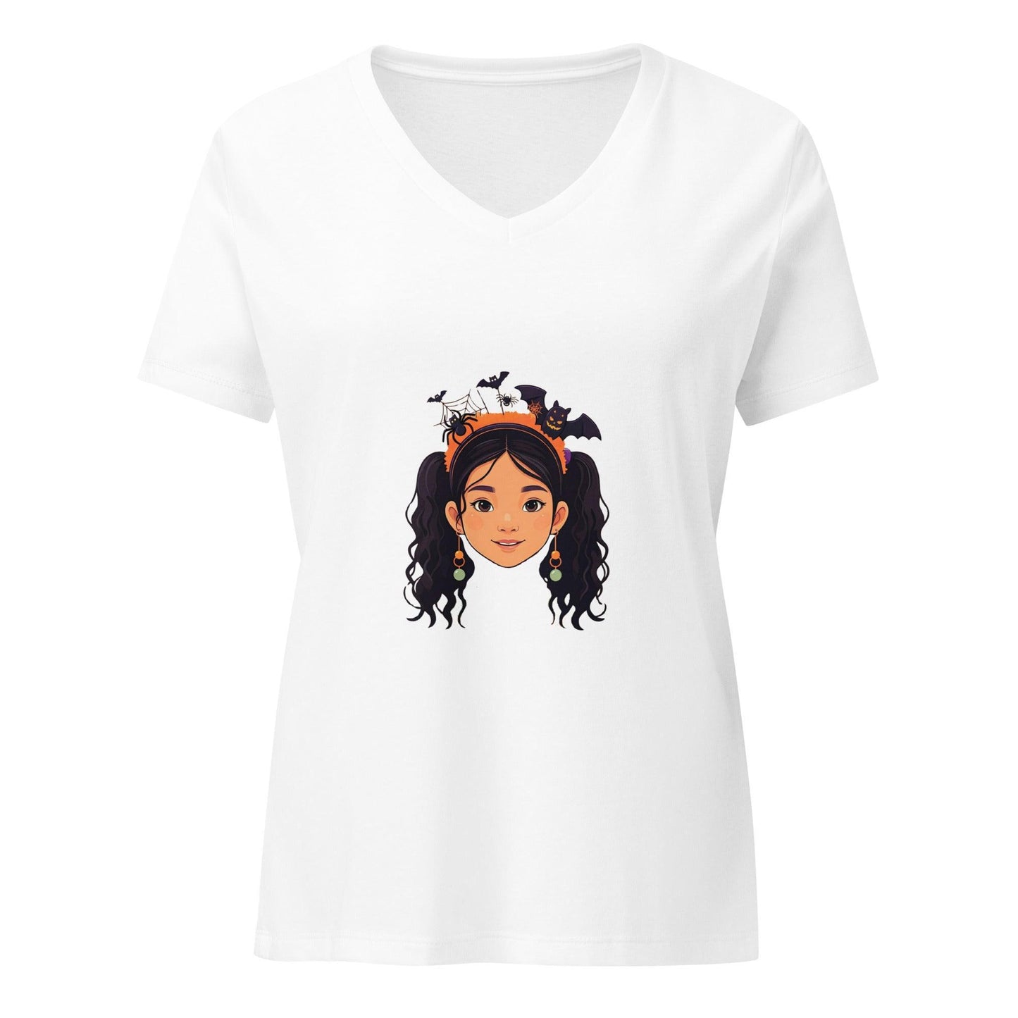 Vintage Boo-tique: Batty for Halloween - V-Neck Tee - Whippie's