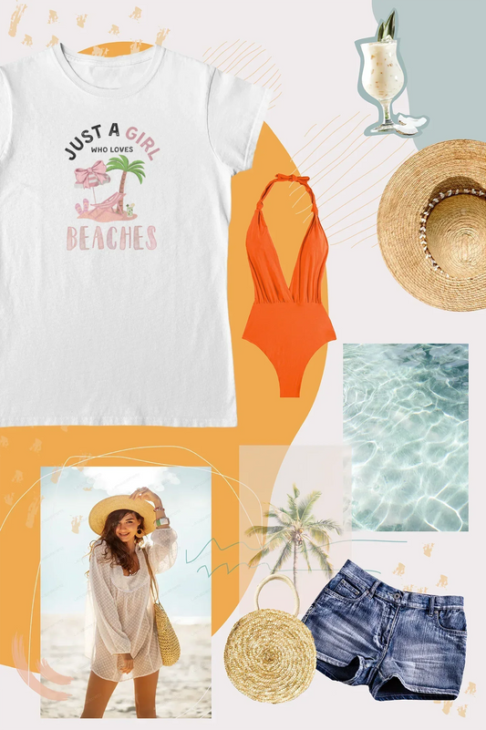 Just a Girl Who Loves… EVERYTHING! (And That’s Why This Tee is Brilliant)  Ladies Slogan T-shirt - Whippie's