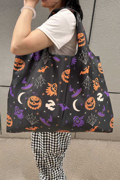 Tillandsia Purple Goth Halloween Foldable Tote Bag