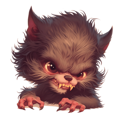 Howl-arious Head Relaxed V-Neck Tee 🐺 - Whippie's