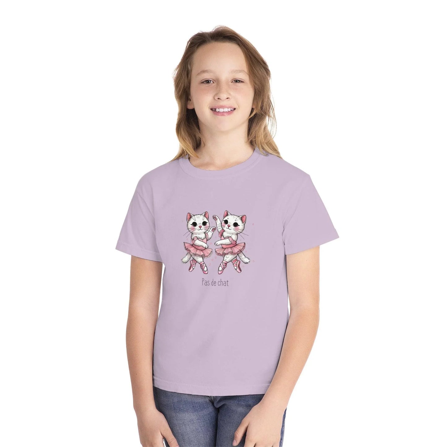 🐈‍⬛ Pas de Chat 🩰 Youth Midweight Tee ✨ - Whippie's
