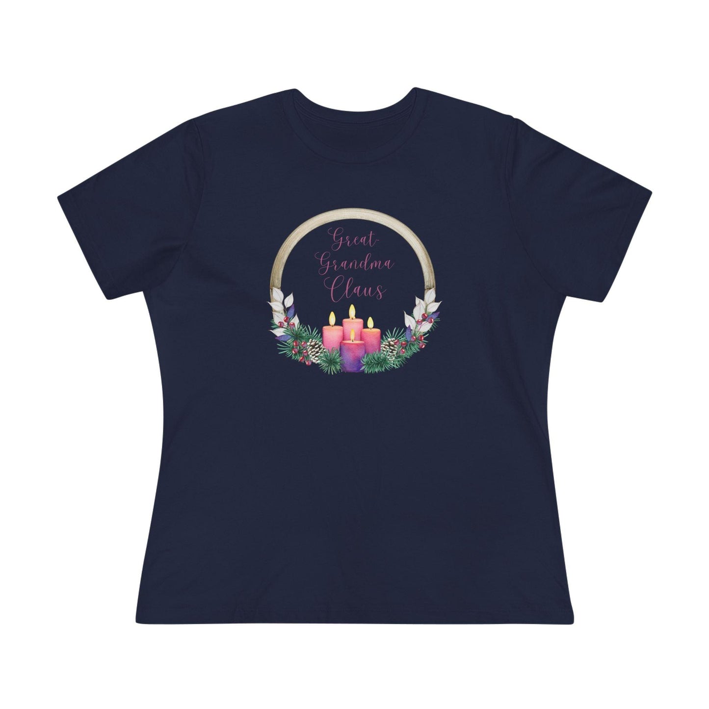 🕯️ Great Grandma Claus 👵🏼✨🎄 - Women's Softstyle Tee - Whippie's