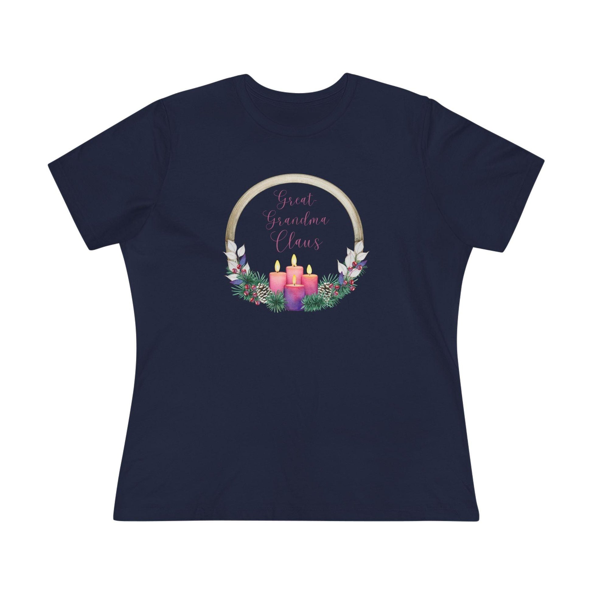 🕯️ Great Grandma Claus 👵🏼✨🎄 - Women's Softstyle Tee - Whippie's
