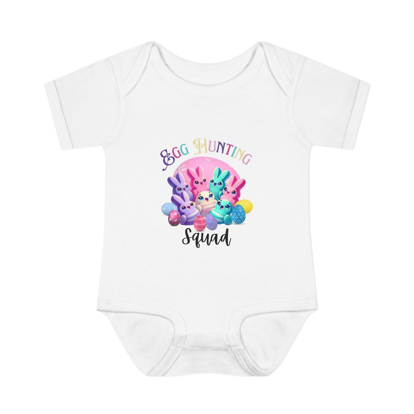 Egg Hunting Squad Baby Onesie - 🐣🐰 Hop into Easter Fun! 🐰🐣 - Whippie's