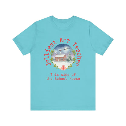 Jolliest Christmas School Tee - Personalizable Title