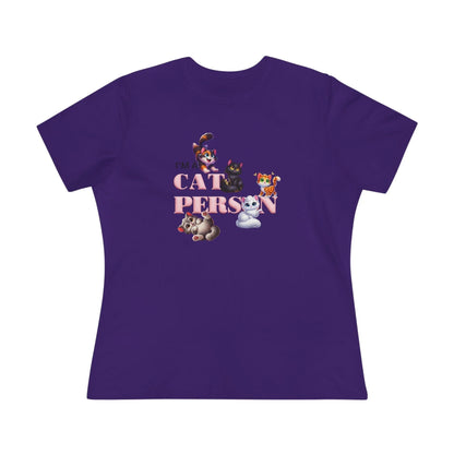 🐱 I'm a Cat Person 🐈 Unisex Jersey Tee ❤️ Show your purr-sonality! - Whippie's