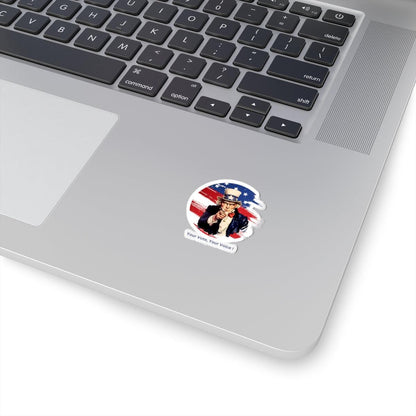 Your Vote, Your Voice! - Kiss-Cut Stickers - Whippie's