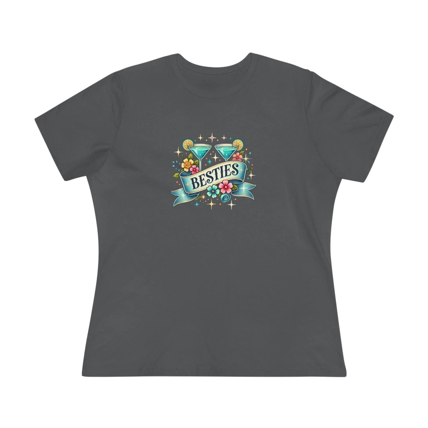 Besties - Two Cocktails - Women's Softstyle Tee - Whippie's