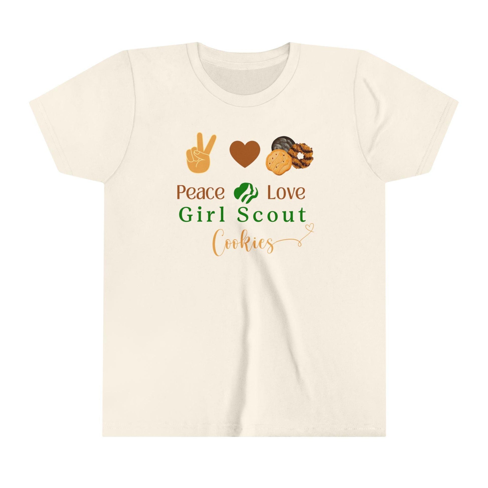 Peace, Love & Cookies Youth Tee - Spread the Love (and Cookies)! ✌️💖🍪 - Whippie's