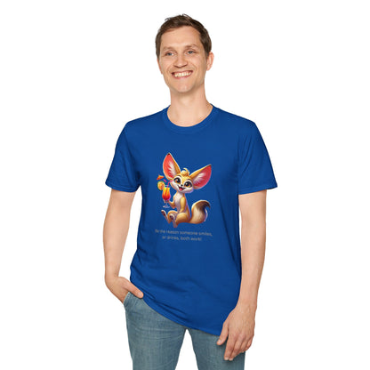 Fennec Fox Cocktail - Cheers to Good Times and Smiles! Unisex T-shirt